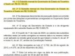 Sancionada lei do novo limite remuneratório do servidor público estadual do Tocantins