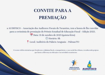 Palácio Araguaia sedia cerimônia do Prêmio Estadual de Educação Fiscal - Edição 2025 nesta quinta-feira (16)