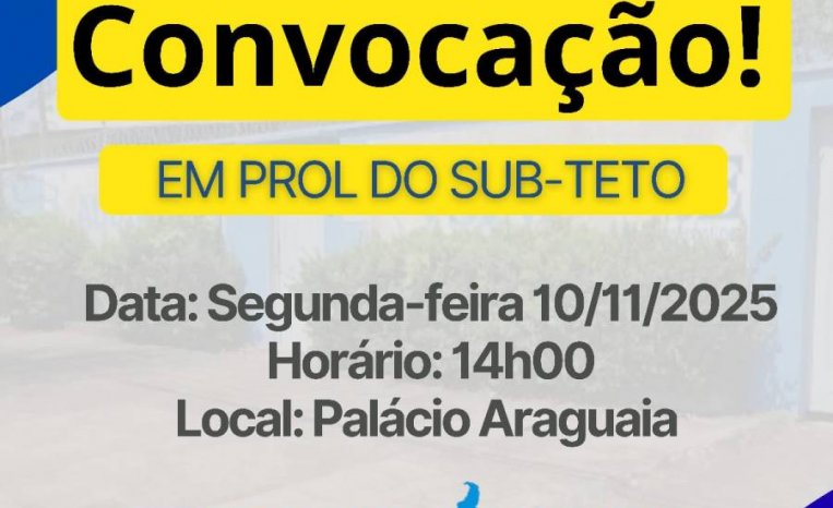 CONVOCAÇÃO AOS FILIADOS - Em prol do SUB-TETO